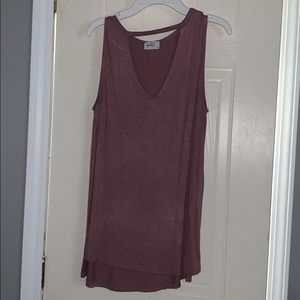 mauve shirt